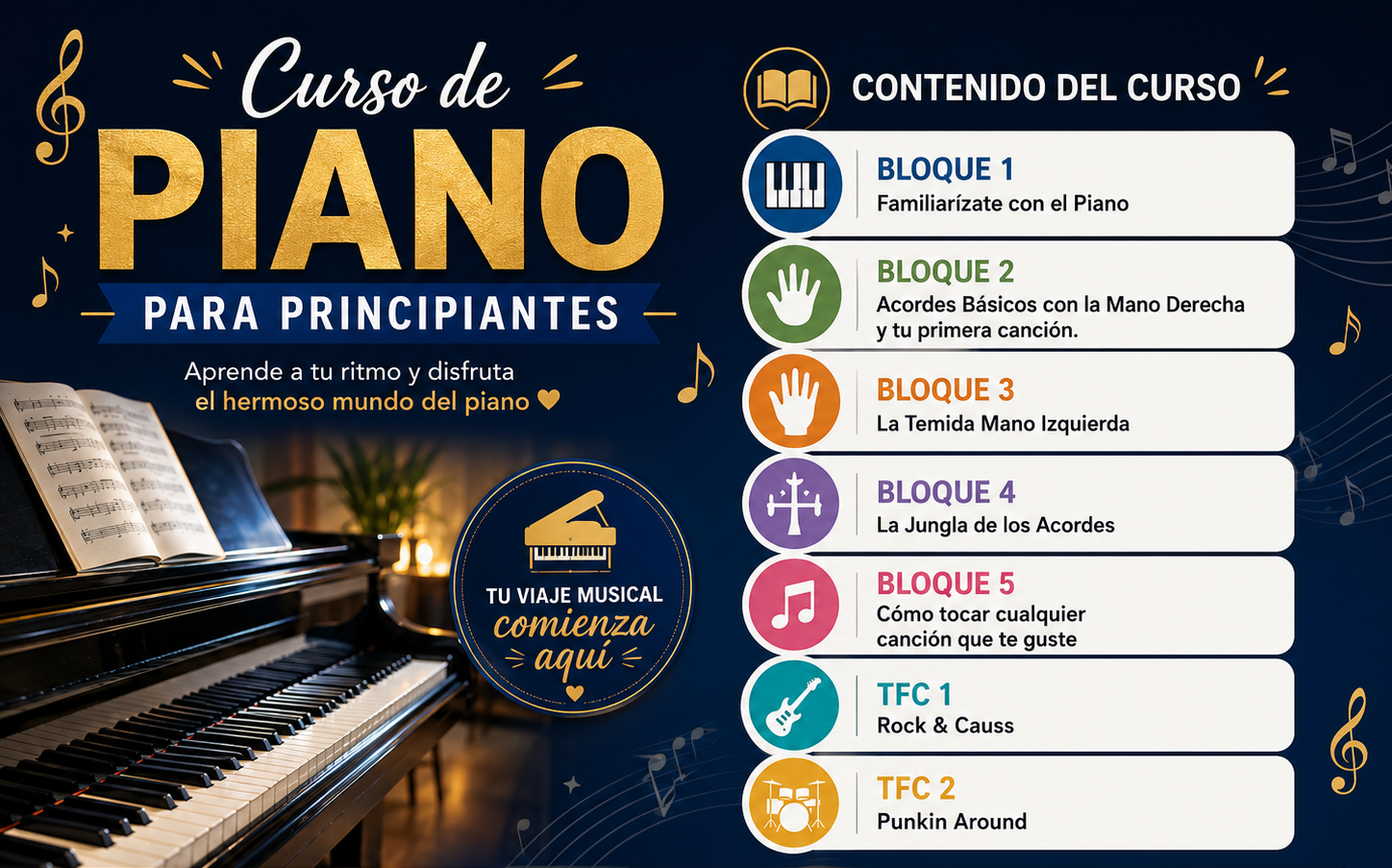 Aprende a tocar piano